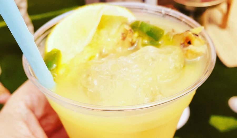 Close-up of a margarita