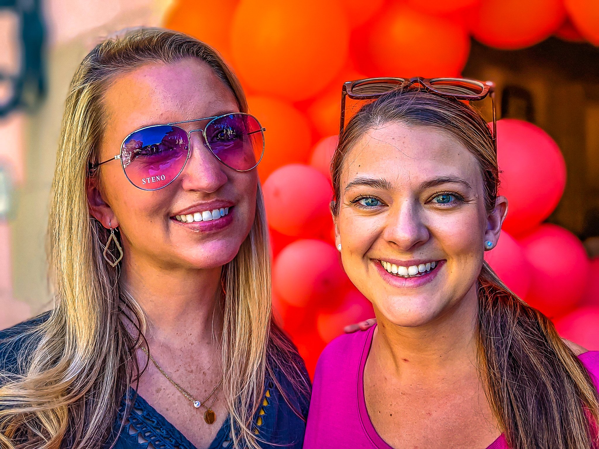 A photo of Steno team members, Maggie and Carley