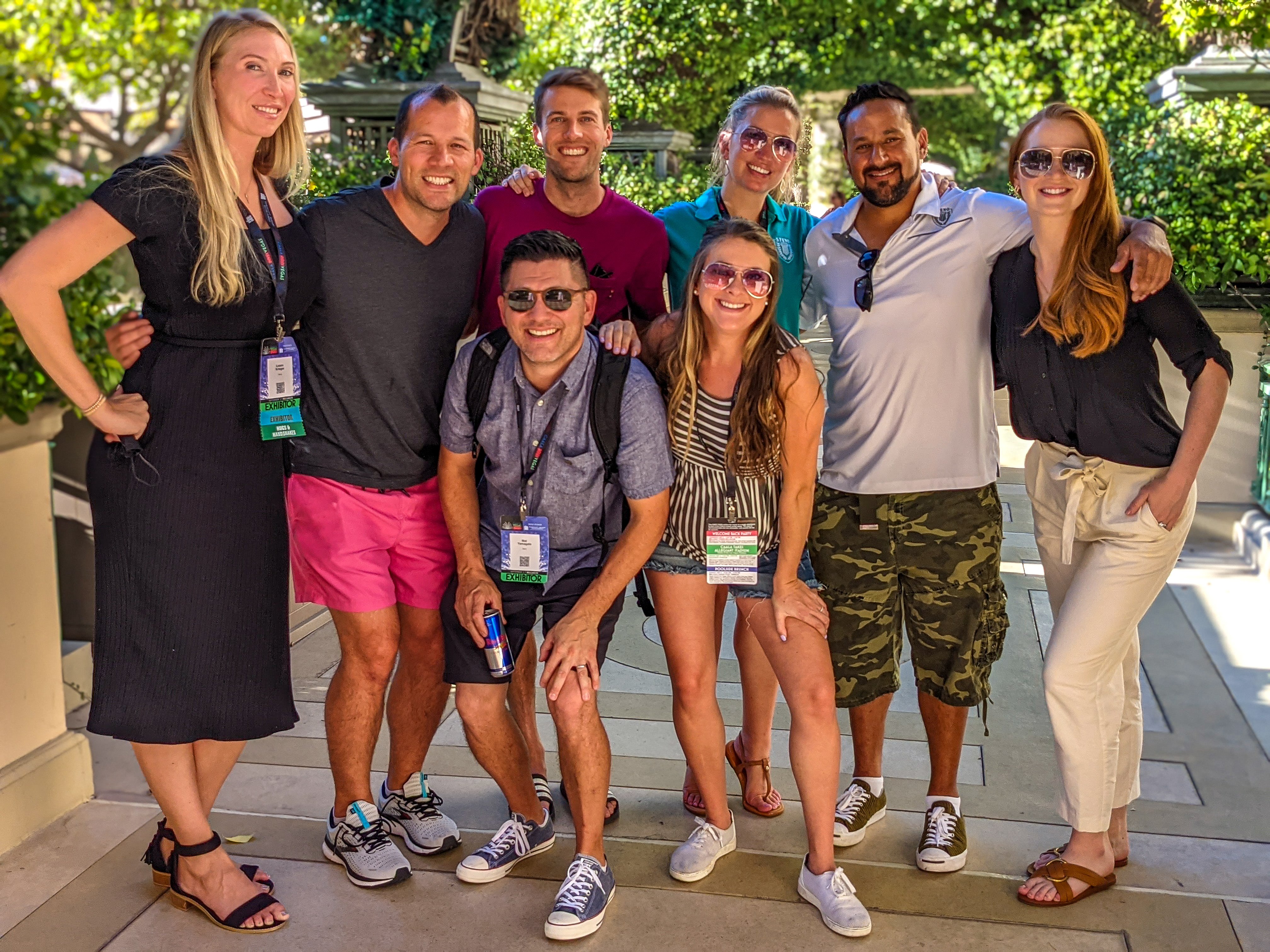 Group photo outside